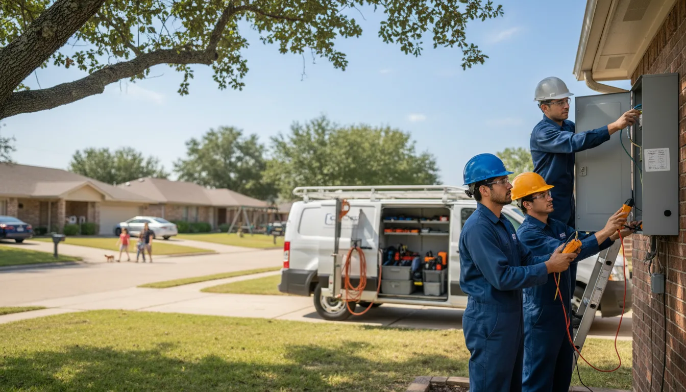 Certified electrician providing emergency electrical services in Grainfield, KS